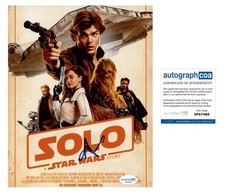 Alden Ehrenreich "Solo: A Star Wars Story" AUTOGRAPH Signed 8x10 Photo J ACOA