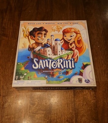 Santorini Board Game Greek Gods Building Strategy Gordon Hamilton 100% Complete