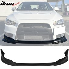 Fits 08-15 Mitsubishi Lancer Evolution X Vr Style Front Bumper Lip Spoiler - Pu Fits 08-15 Mitsubishi Lancer Evolution X Vr Style Front Bumper Lip Spoiler - Pu