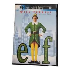 Elf DVD 2003 Widescreen Will Ferrell James Can Christmas Holiday