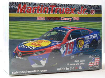 Salvinos JR Models ''Bass Pro'' Martin Truex Jr 2023 Toyota Camry TRD 1/24 Car Kit