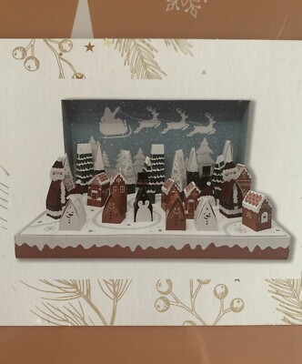 Adventskalender Zum Befüllen Aus Karton /Papier,mehrfarbig,33cm.Bx51cm.Lx5cm.T
