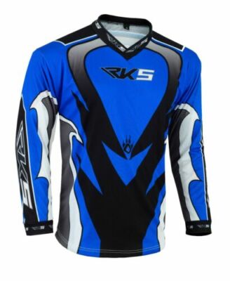 Rksports Erwachsene Motorrad Motorcycle OFF ROAD TOP grau blau rot