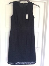 LINEA 12 Black lace dress straight Fitted Evening Party occasion NEW+TAGS FAB!!