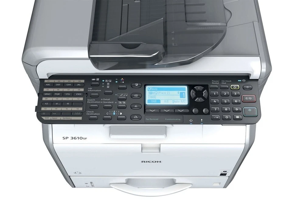 RICOH SP 3600SF AIO DUPLEX NETWORK USB FAST 30PPM 600DPI A4 MONO LASER PRINTER - Image 4 of 4