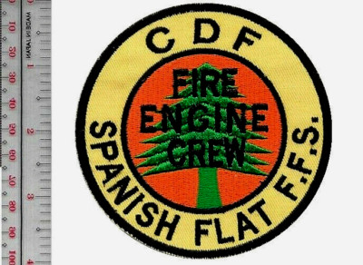 Hot Shot Wildland Fire Crew California CDF Spanish Flat Forest NO TARIFF