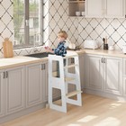 WOLTU Lernturm für Kinder ab 1 Jahr mit Rausfallschutz Montessori Learning Tower