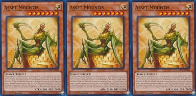3x Asset Mountis | AGOV-EN083 | Common | 1st Ed | NM | YuGiOh
