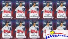 (10) 2024 Topps Series 2 Baseball EXCLUSIVE Factory Sealed HANGER Box-590 Cards!