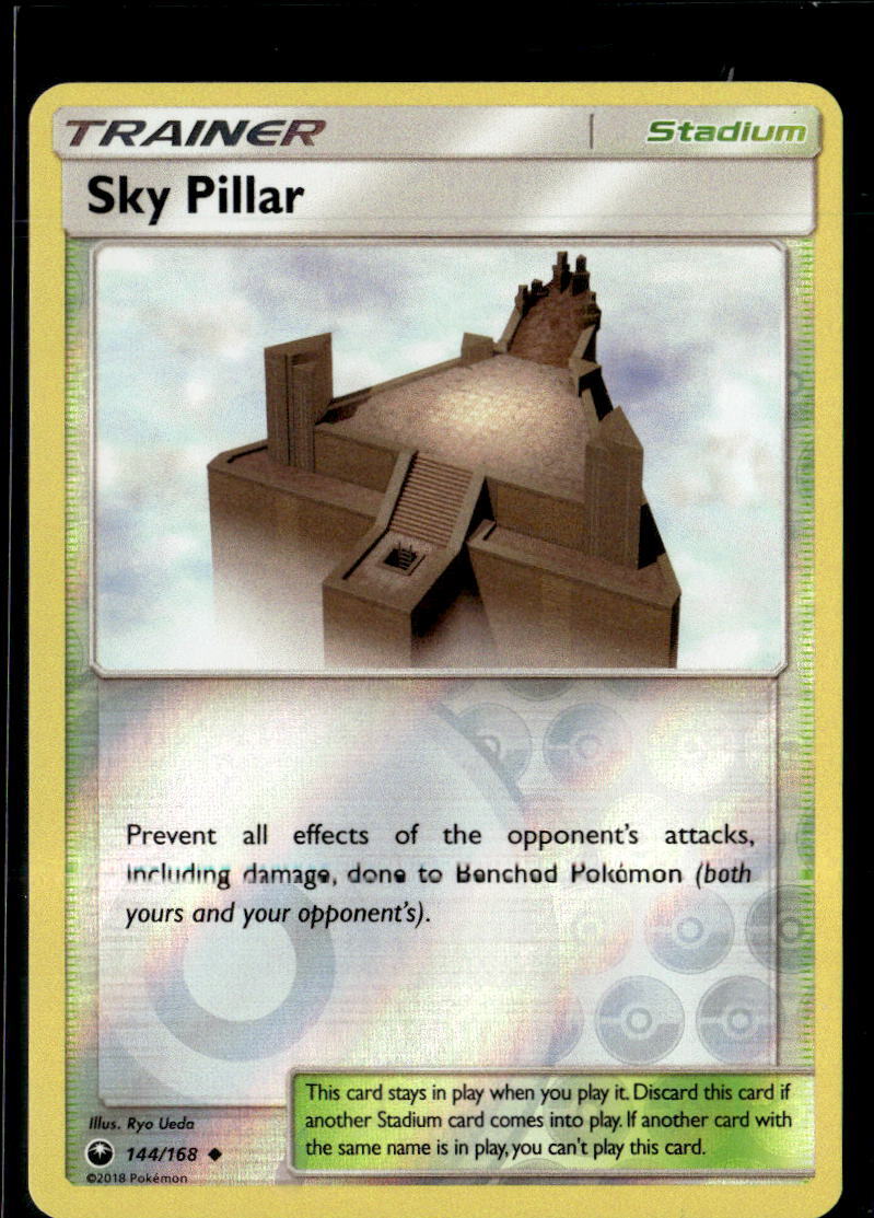 Pokemon Sky Pillar 144/168 Celestial Storm Reverse Holo Uncommon