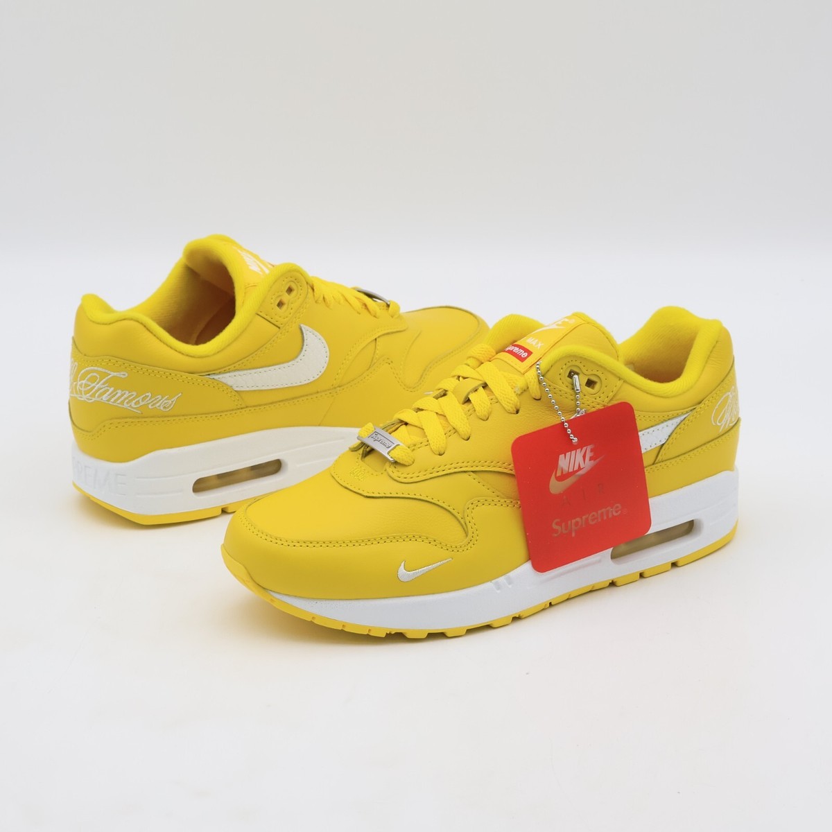 HF8813-700 Supreme Nike Air Max 1 '87 SP Yellow SS25 Week4 (Men's