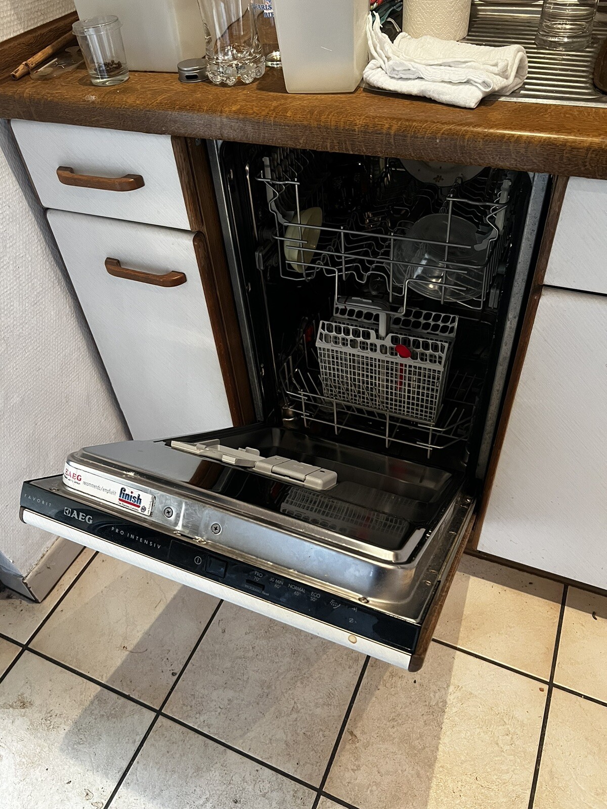 AEG Einbau Geschirrspüler Pro Intensiv 45cm Modell F35400VI0 eBay