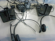 Plantronics CS500XD Extreme Density Headset C054 - LOT of 2 INCOMPLETE