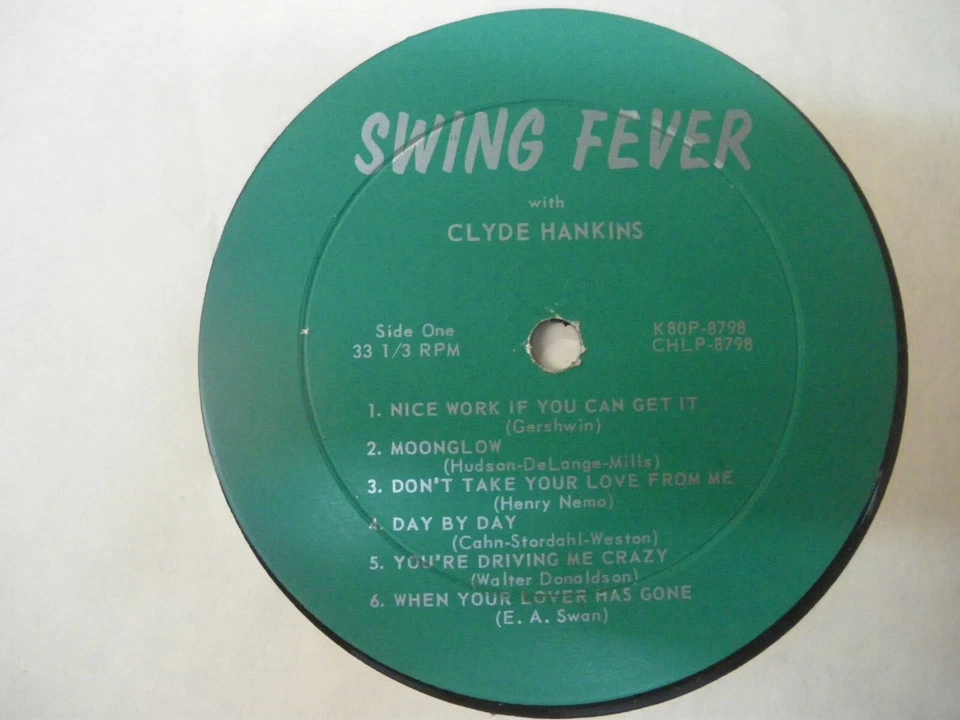 Signed 1956 Clyde Hankins LP  BUDDY HOLLY Lubbock Foto 4 de 4