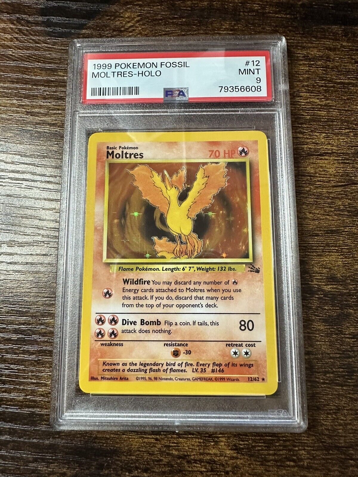 Aerodactyl Holofoil 1/62 Base Fossil Rare Pokemon Card REAL -  Hong Kong