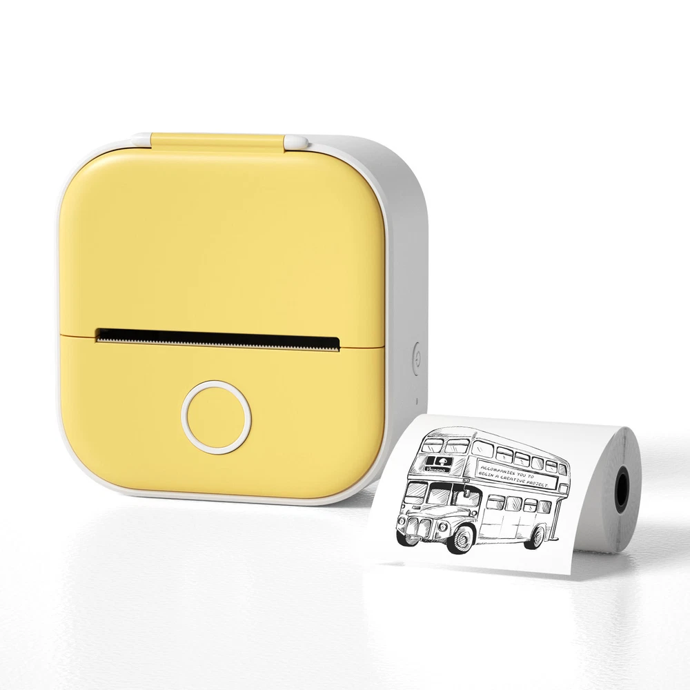 Mini Thermal Label Printer for Home Photos & Student Notes