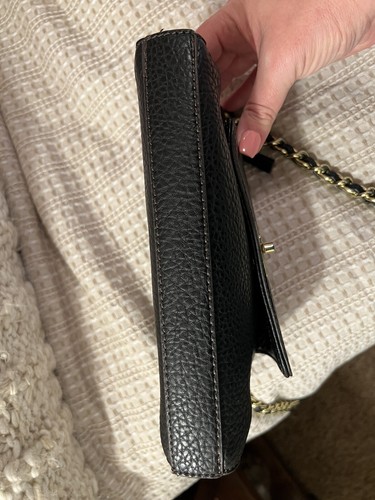 Liz Claiborne Black Crossbody Shoulder Purse Adjustable Strap ~ SO CUTE!! - Picture 13 of 23