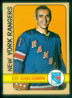 1972 TOPPS #165 ED GIACOMIN NRMT