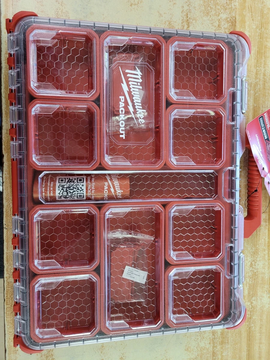 New Milwaukee PACKOUT 48 22 8431 Impact Resistant Stackable Small Part Organizer