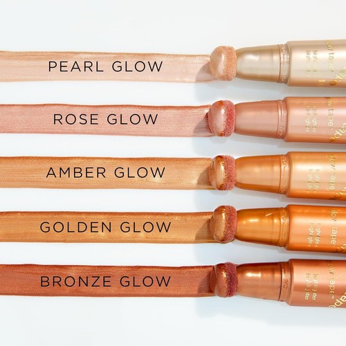 Sheer Golden Glow Highlighter - Versatile Pearlescent Tube for Makeup Lovers - Bild 5 von 12