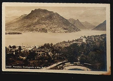 SWITZERLAND 307-PARADISO -Castagnola e Mte. Bre.