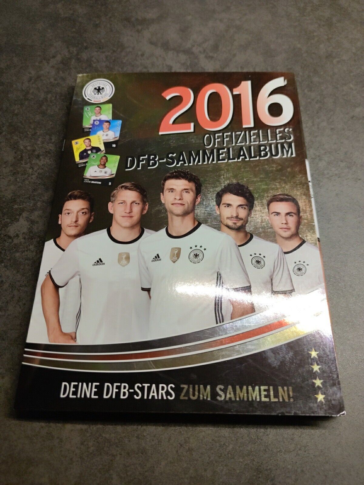 Rewe-offizielles DFB Sammelalbum EM 2016 9 Karten Fehlen