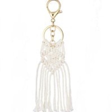 Boho Macrame Keychain