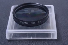✅ CENEI POLARIZING 52MM FILTER GENUINE LENS OR CAMERA SCREW IN W/ KEEPER 106-3