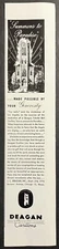 1944 Deagan Harmonically Tuned Carillons Summons to Paradise Vintage Print Ad