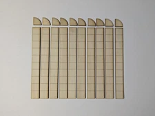 S Scale Laser Cut Sidewalk New Pattern 1:64 Gauge- 400 Scale Feet Layout Scenery