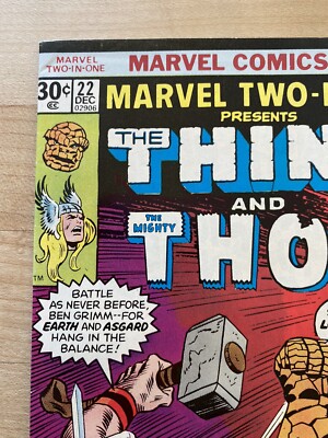 MARVEL TWO-IN-ONE #22 - THE THING AND THOR VS. SET! MARVEL COMICS