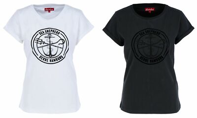 DERBE HAMBURG JF_BARBE MONO GOTS Damen T-Shirt Sea Shepherd
