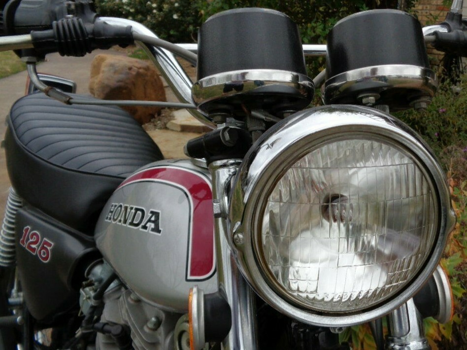 1973 Honda SL125 K2 Motosport Fuel Tank & Side Cover DECAL SET