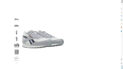 Rewind Reebok Run Sneakers Sneaker Grau/Weiß/Marineblau EU42 8UK Laufschuhe