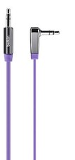 Belkin MixIt Colour Range 0.9m Flat Right Angle Jack To Jack AUX Cable Purple