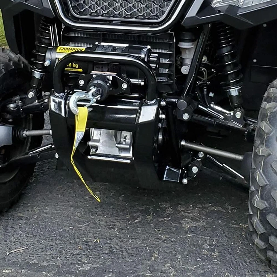 Kit de placa de soporte de montaje de cabrestante de parachoques inferior para Honda Pioneer 500 520 2015-2025 Foto 4 de 4