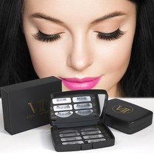 Upgraded Duel Magnetic Eyelashes Reusable, Convenient Travel Carrying Case New