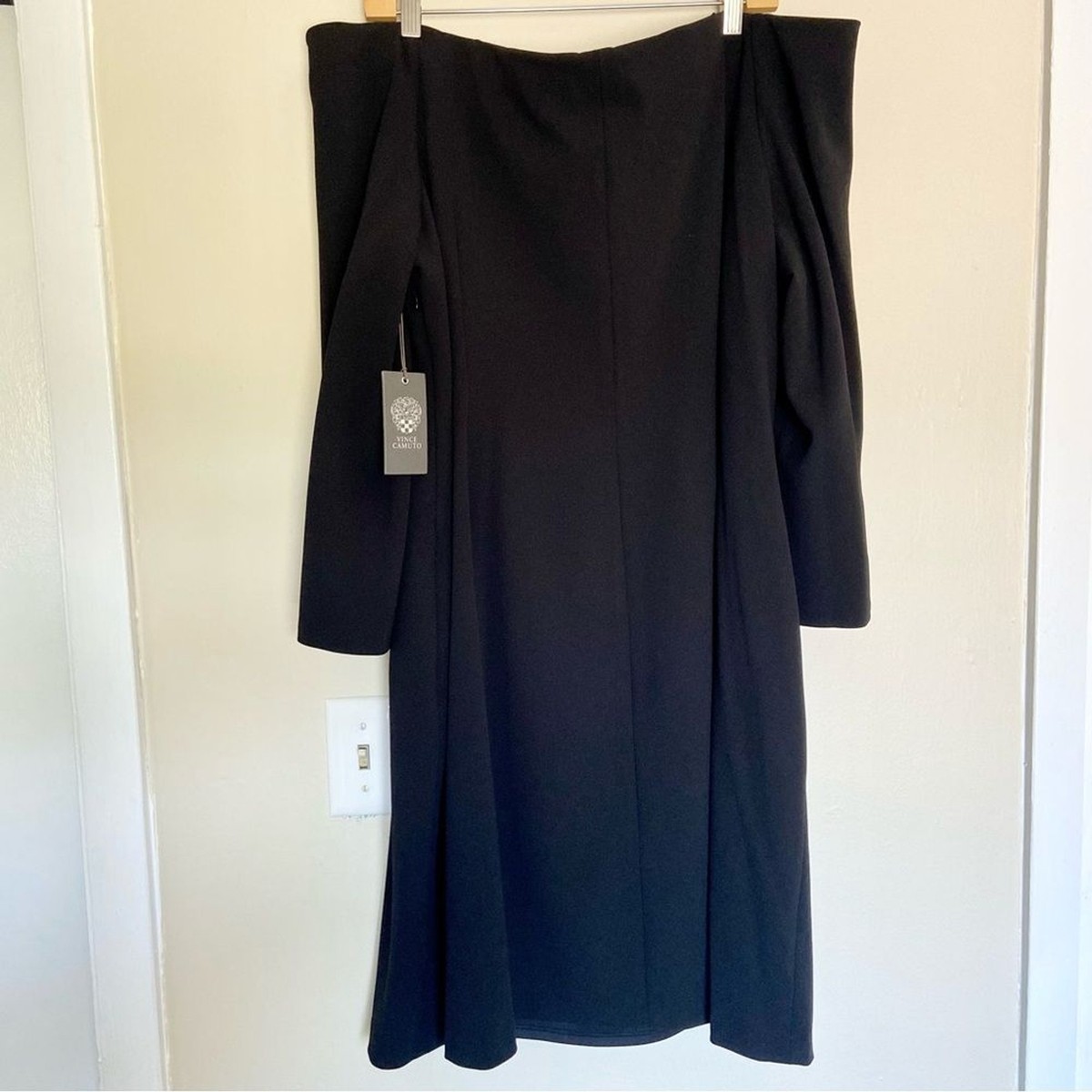 vince camuto black off shoulder dress Vince Camuto Sweater Dress-Off shoulder Size S