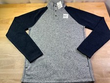 New Men  s Sonoma Fleece Sweater Jacket with Pockets--Nice Looking  