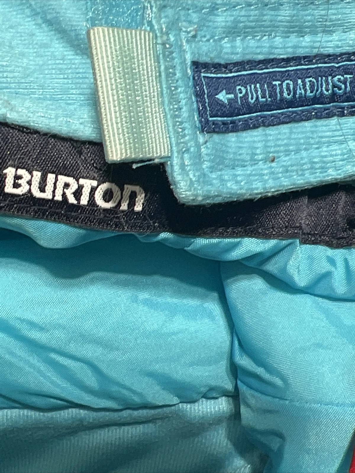 burton dryride snowboard adjustable waistband pants