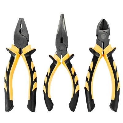 NO BRAND 3 Pcs Combination Heavy Duty Pliers Set
