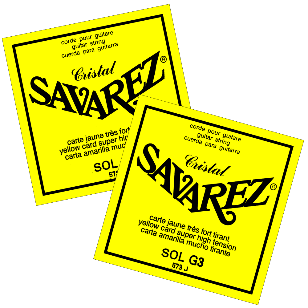 Savarez Classical Guitar Crystal Single G String 573J x 2  Free UK Shipping