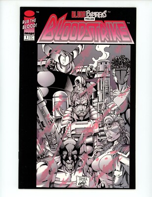 Bloodstrike #1 Comic Book 1993 VF- Eric Stephenson Dan Fraga Image Cabbot