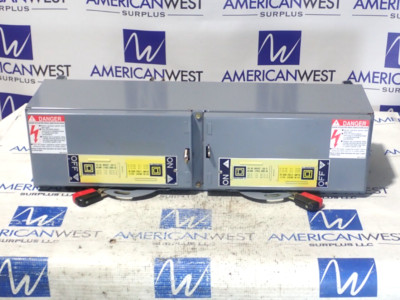 Square D QMJ362T Ser. E1  60 Amp 600 Volt Twin Fused Panel Mount Switch PM299