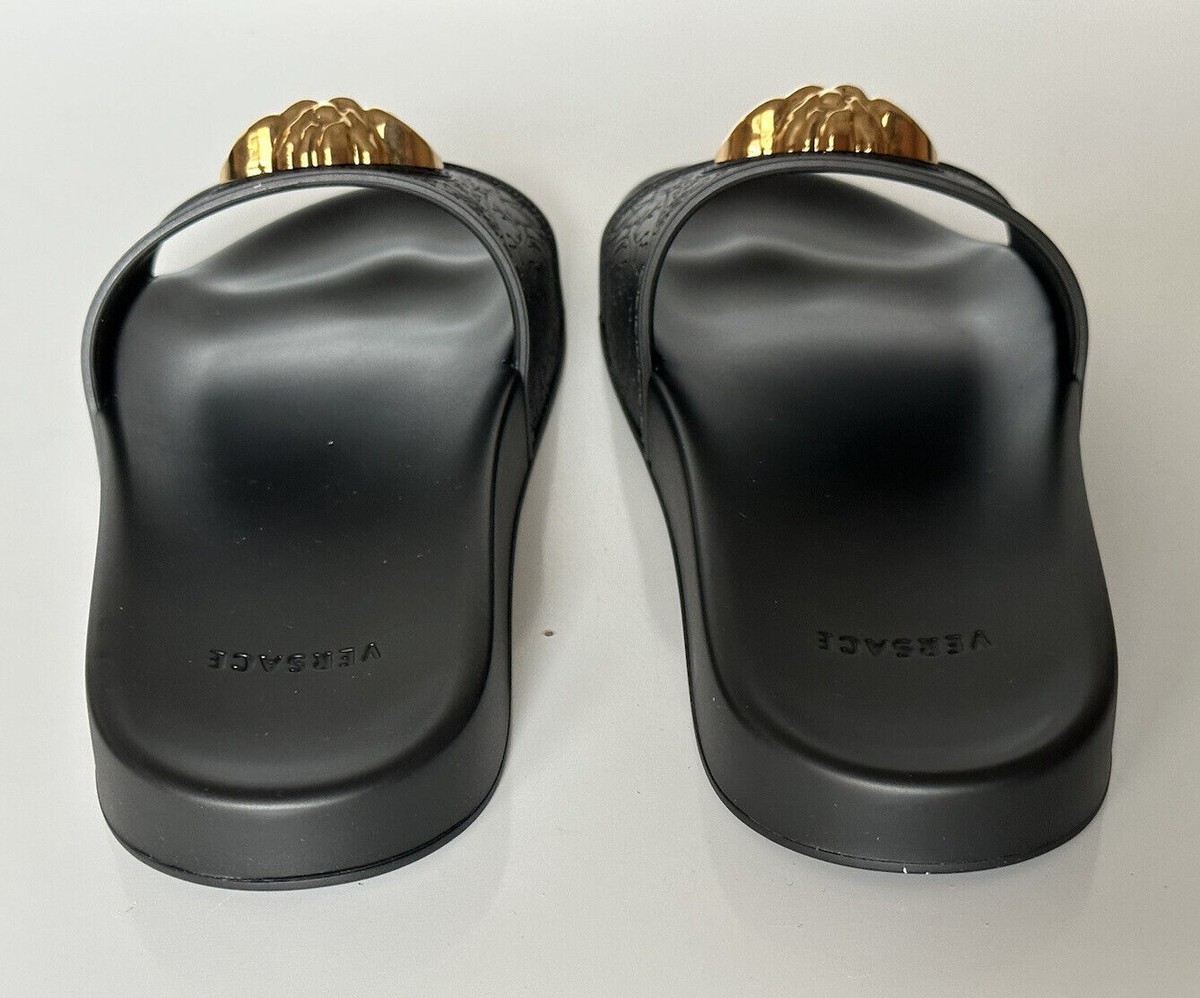 Versace Medusa Head Gold Metallic Beach Slides Versace Men main image 3