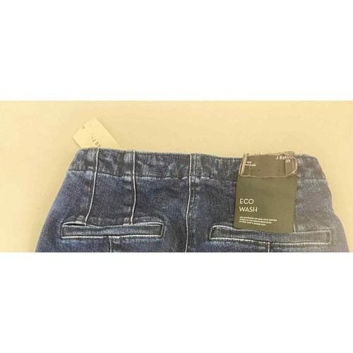 Jeans nuovi con etichette svasati anni 70 marca J vita alta freccette orlo spacco civiltà grunge taglia 25 - Foto 8 di 11