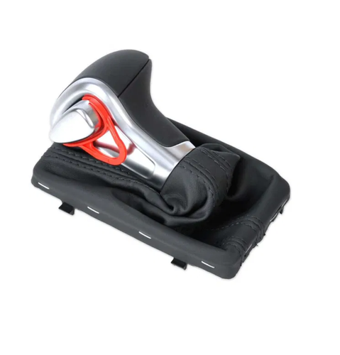 Palanca De Cambio Automático Cuero + Funda + Base Para Audi A3 A4 A5 A6 Q5 Q7 - Afbeelding 3 van 11