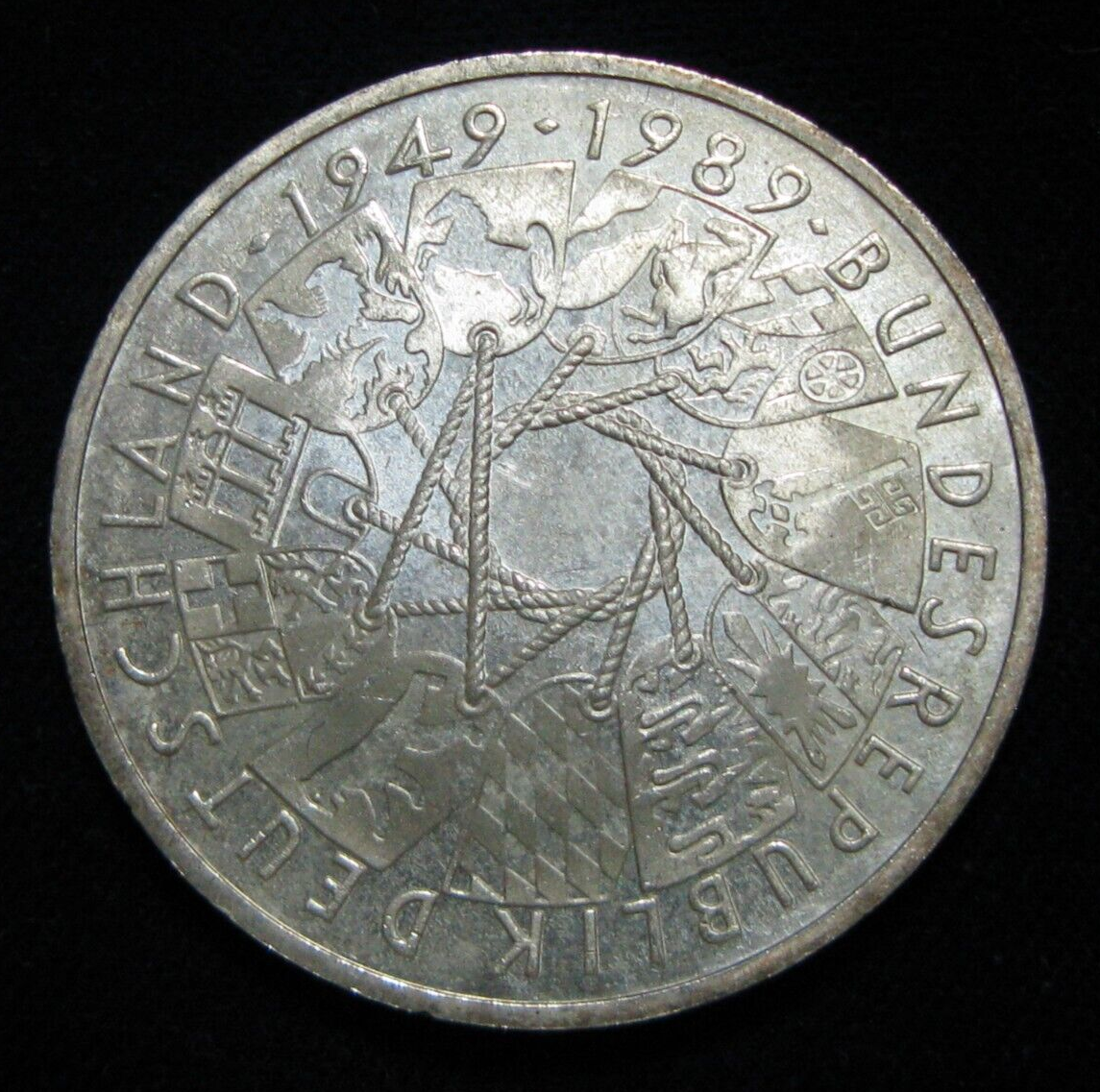 ZALDI2010 - GERMANY, 10 MARK OF 1989 G. Silver | eBay