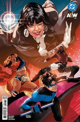 DC X AEW #1 (OF 2) CVR C EDWIN GALMON CARD STOCK VAR