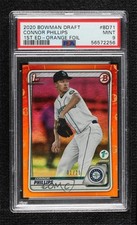 2020 Bowman Draft 1st Edition Orange Foil 1/25 Connor Phillips PSA 9 MINT 07b3